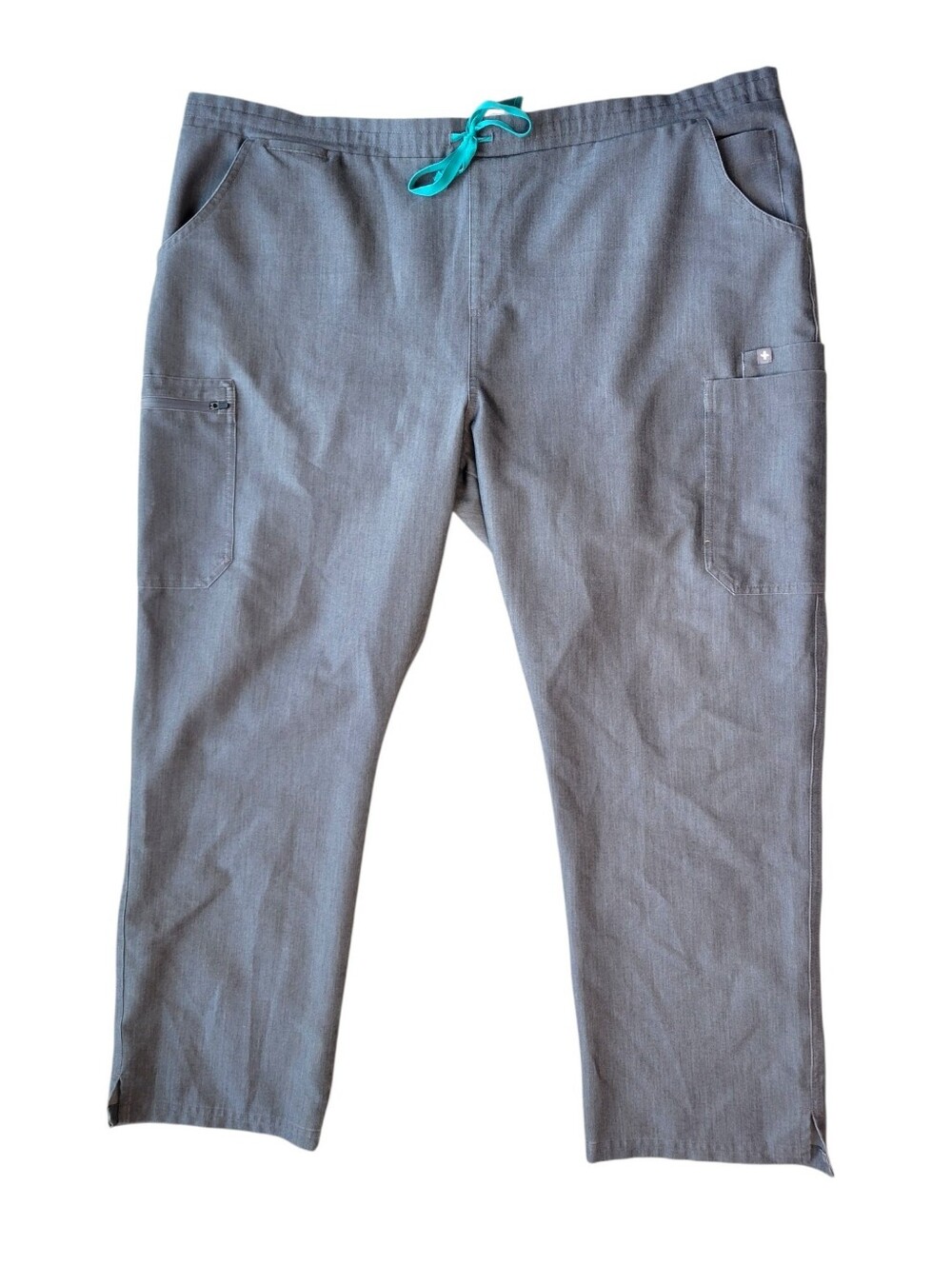 FIGS Women’s Yola Skinny Scrub Pants Graphite Plus Size XXL Petite
